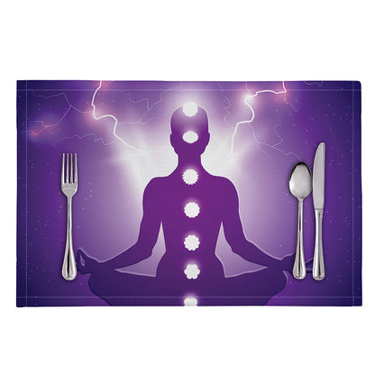 Power Of Seven Chakras Print Placemat
