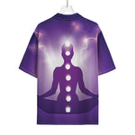 Power Of Seven Chakras Print Rayon Hawaiian Shirt