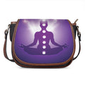Power Of Seven Chakras Print Saddle Bag