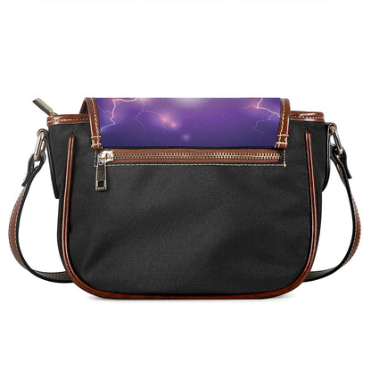 Power Of Seven Chakras Print Saddle Bag