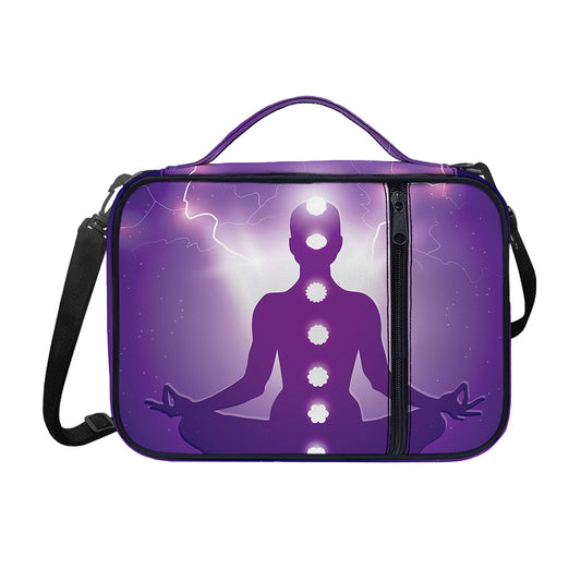 Power Of Seven Chakras Print Shoulder Strap Bible Bag