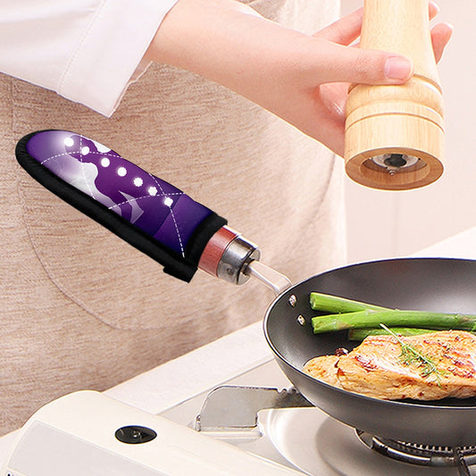 Power Of Seven Chakras Print Skillet Handle Cover