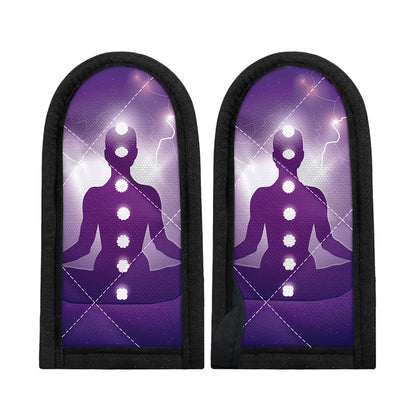 Power Of Seven Chakras Print Skillet Handle Cover