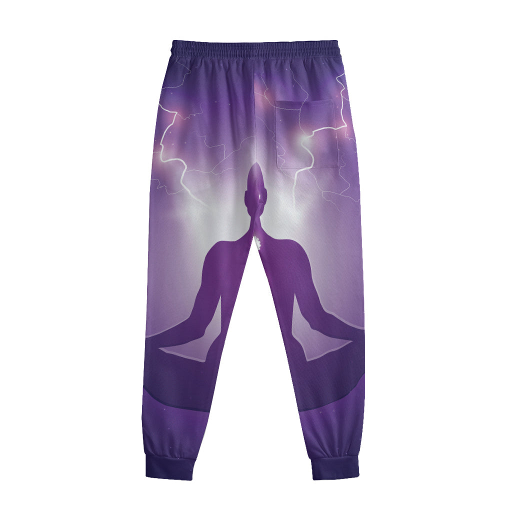 Power Of Seven Chakras Print Sweatpants