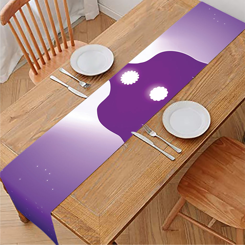 Power Of Seven Chakras Print Table Runner
