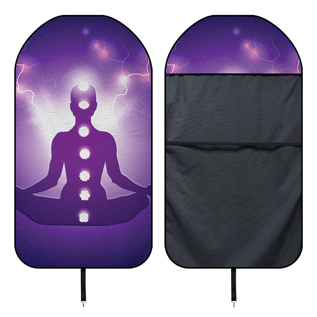 Power Of Seven Chakras Print Waterproof Car Seat Cover