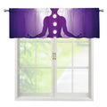 Power Of Seven Chakras Print Window Valance