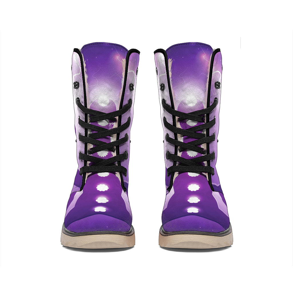 Power Of Seven Chakras Print Winter Boots