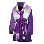 Power Of Seven Chakras Print Women's Bathrobe