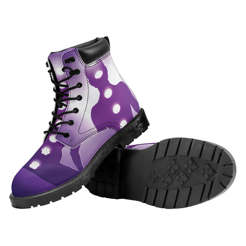 Power Of Seven Chakras Print Work Boots