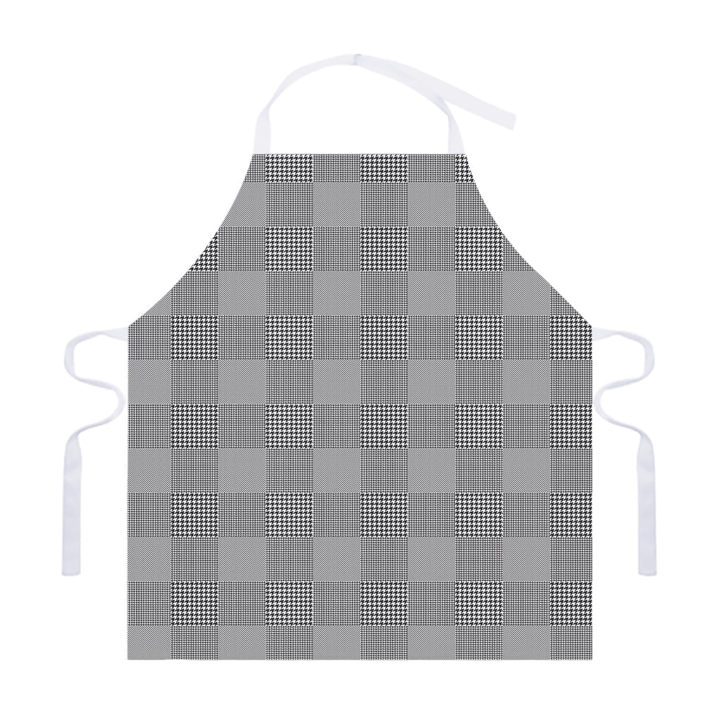 Prince of Wales Check Pattern Print Adjustable Apron