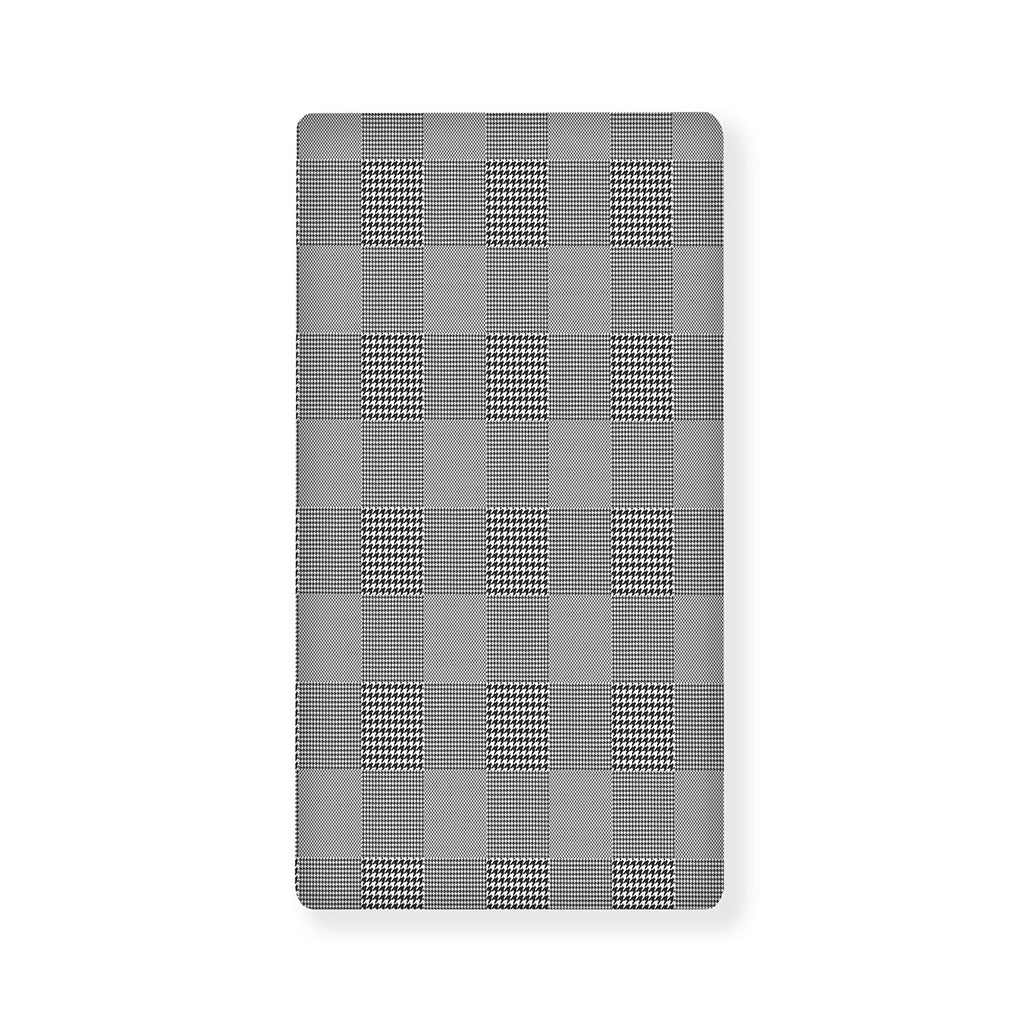 Prince of Wales Check Pattern Print Baby Crib Sheet