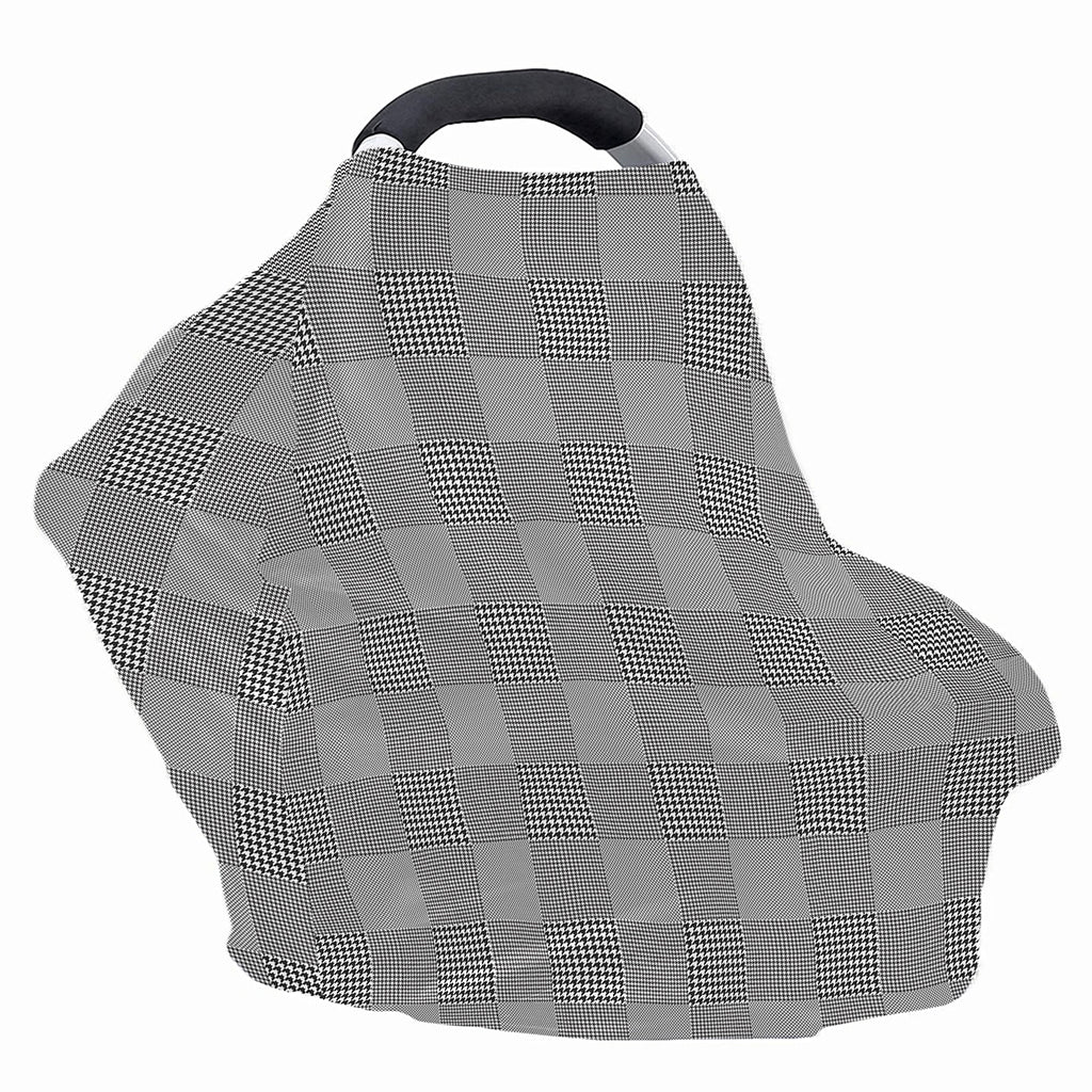 Prince of Wales Check Pattern Print Baby Seat Cover