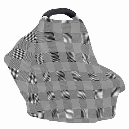 Prince of Wales Check Pattern Print Baby Seat Cover