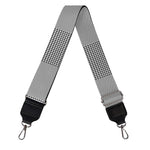 Prince of Wales Check Pattern Print Bag Strap