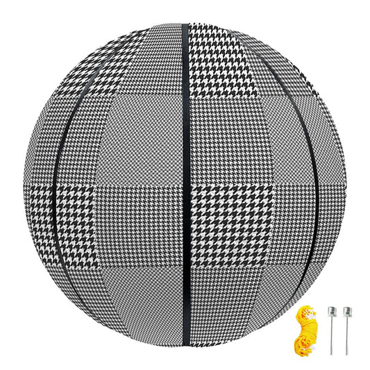 Prince of Wales Check Pattern Print Basketball