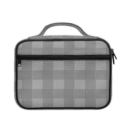 Prince of Wales Check Pattern Print Briefcase Bible Bag