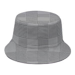 Prince of Wales Check Pattern Print Bucket Hat