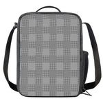 Prince of Wales Check Pattern Print Crossbody Lunch Bag