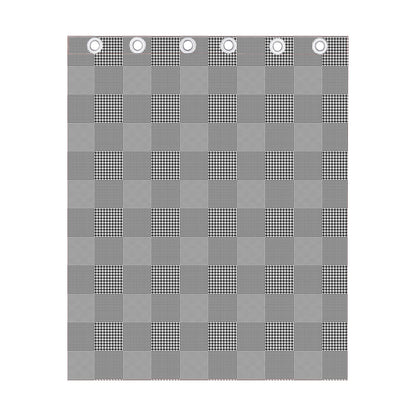 Prince of Wales Check Pattern Print Curtain
