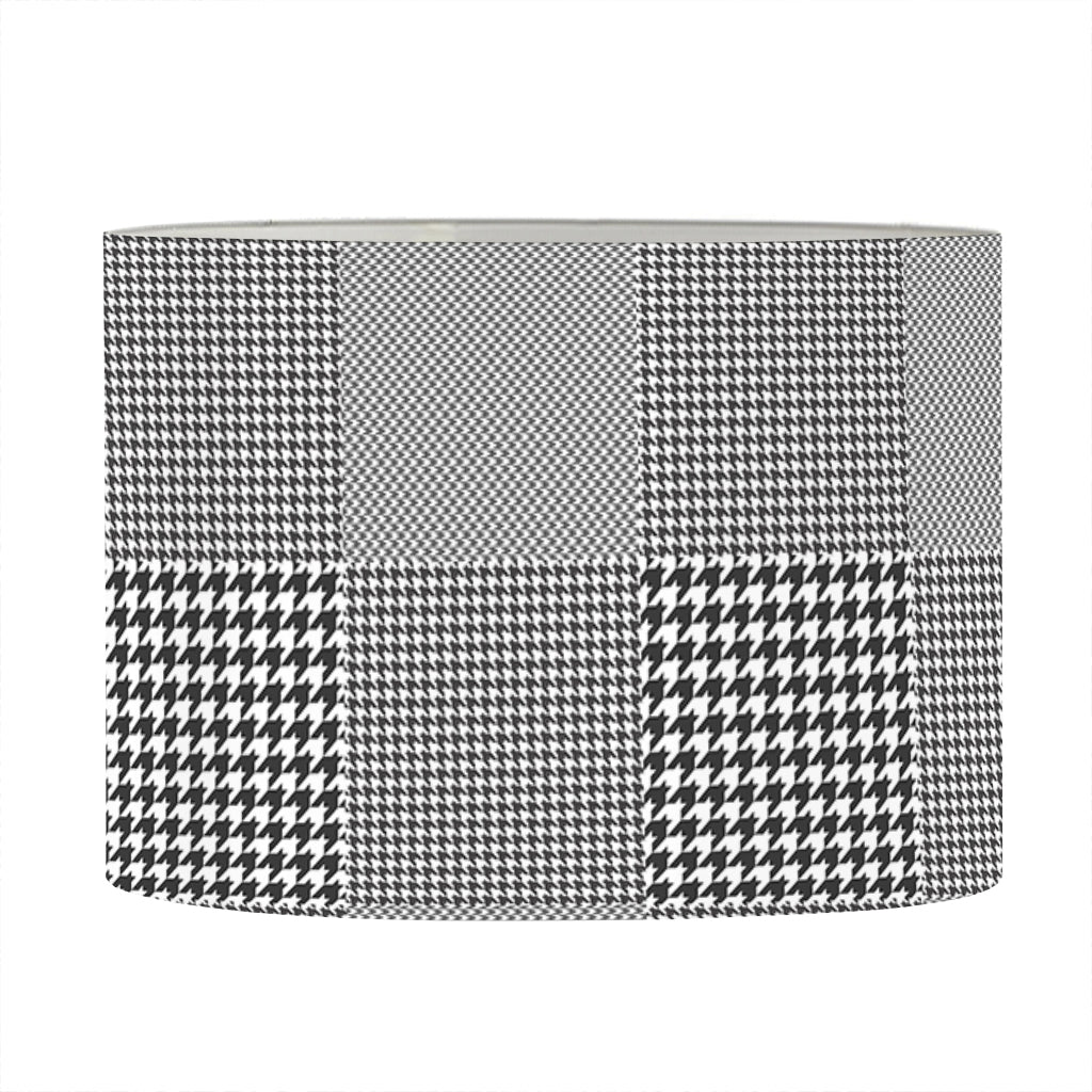Prince of Wales Check Pattern Print Drum Lamp Shade