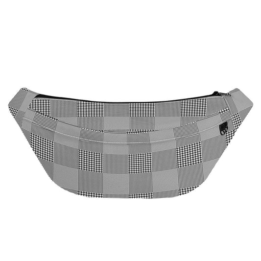 Prince of Wales Check Pattern Print Fanny Pack