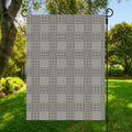 Prince of Wales Check Pattern Print Garden Flag