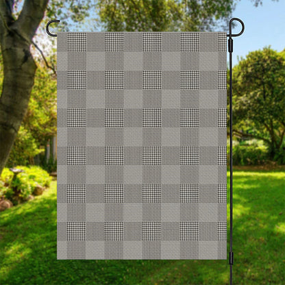 Prince of Wales Check Pattern Print Garden Flag
