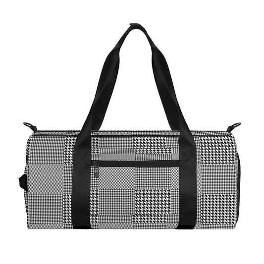 Prince of Wales Check Pattern Print Gym Bag