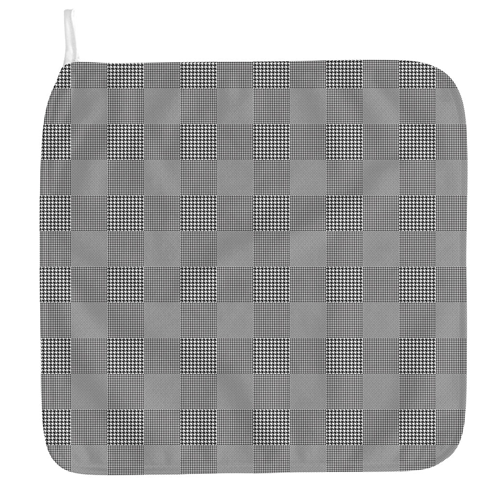 Prince of Wales Check Pattern Print Hand Towel