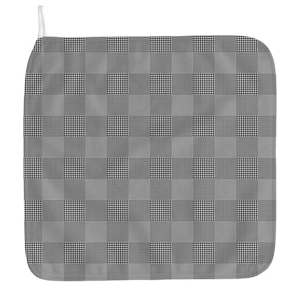 Prince of Wales Check Pattern Print Hand Towel