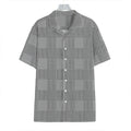Prince of Wales Check Pattern Print Hawaiian Shirt