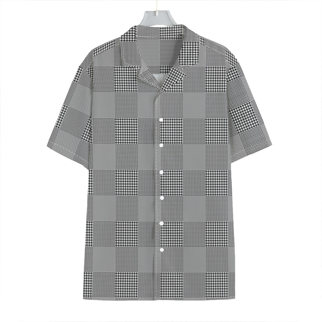 Prince of Wales Check Pattern Print Hawaiian Shirt