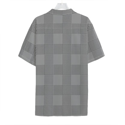 Prince of Wales Check Pattern Print Hawaiian Shirt