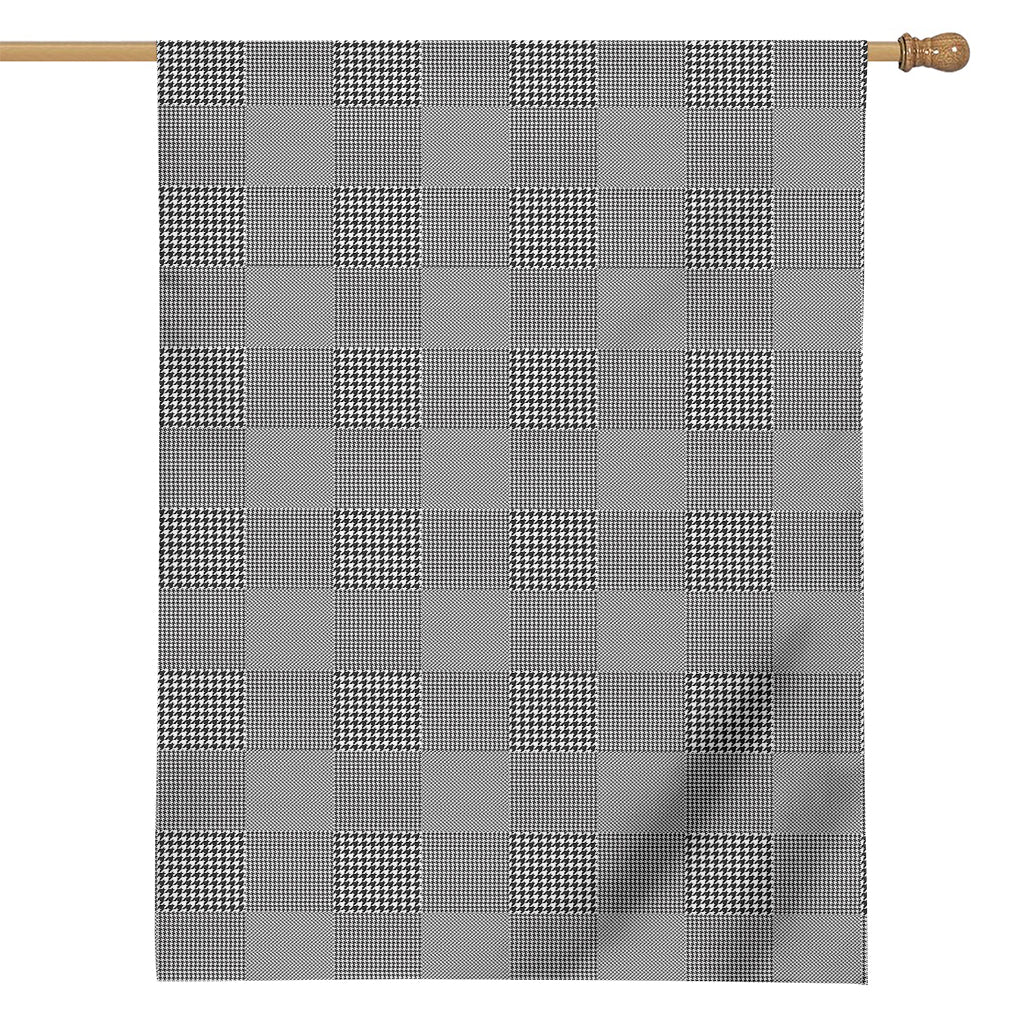 Prince of Wales Check Pattern Print House Flag
