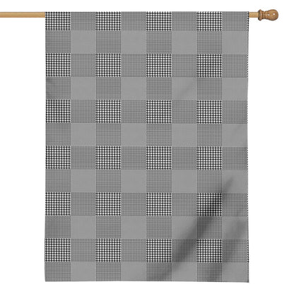 Prince of Wales Check Pattern Print House Flag