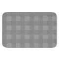 Prince of Wales Check Pattern Print Indoor Door Mat
