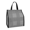 Prince of Wales Check Pattern Print Insulated Lunch Tote