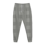 Prince of Wales Check Pattern Print Jogger Pants