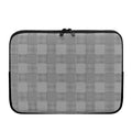 Prince of Wales Check Pattern Print Laptop Sleeve
