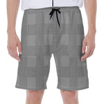 Prince of Wales Check Pattern Print Men's Beach Shorts
