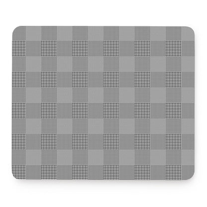 Prince of Wales Check Pattern Print Mouse Pad