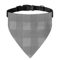 Prince of Wales Check Pattern Print Over The Collar Dog Bandana