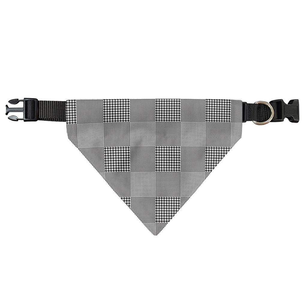 Prince of Wales Check Pattern Print Over The Collar Dog Bandana