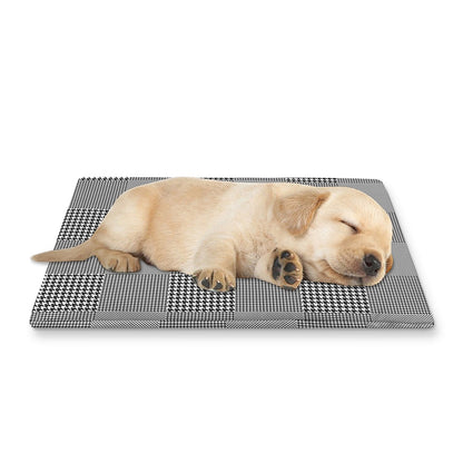 Prince of Wales Check Pattern Print Pet Cooling Mat Cover