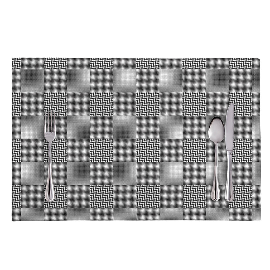 Prince of Wales Check Pattern Print Placemat