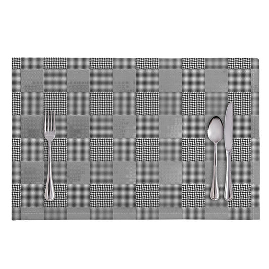 Prince of Wales Check Pattern Print Placemat