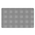 Prince of Wales Check Pattern Print Polyester Doormat