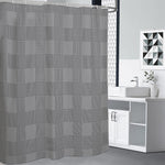Prince of Wales Check Pattern Print Premium Shower Curtain