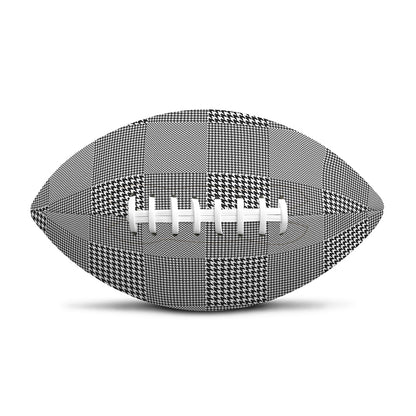 Prince of Wales Check Pattern Print Rugby Ball